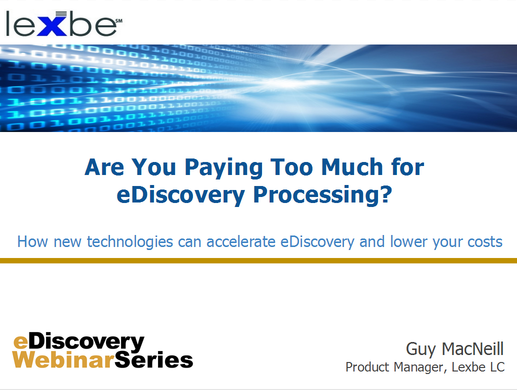eDiscovery